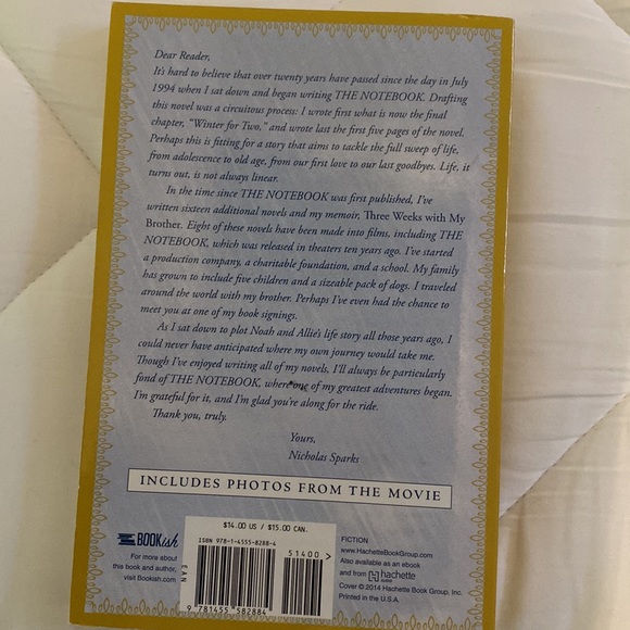 The Notebook by Nicholas Sparks - Picture 2 of 2